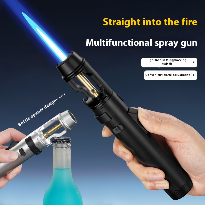 Kitchen Gadgets Products - Powerful Metal Jet Torch Lighter Windproof