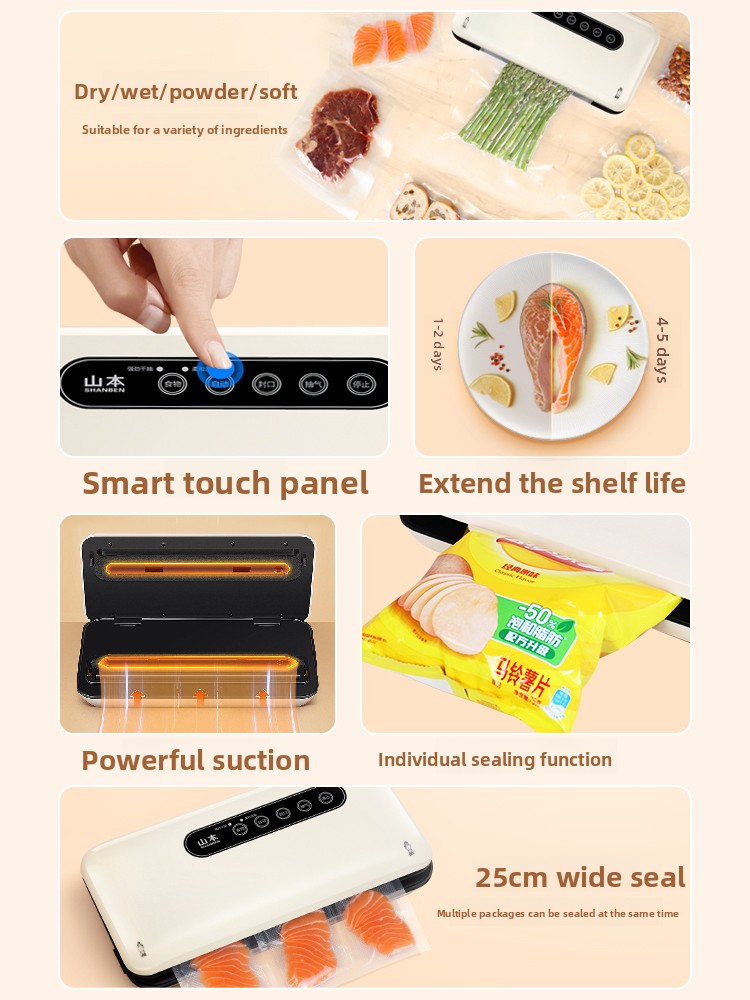 Mini Vacuum Sealer Machine Aut - огляд і ціна Food Vacuum Sealer
