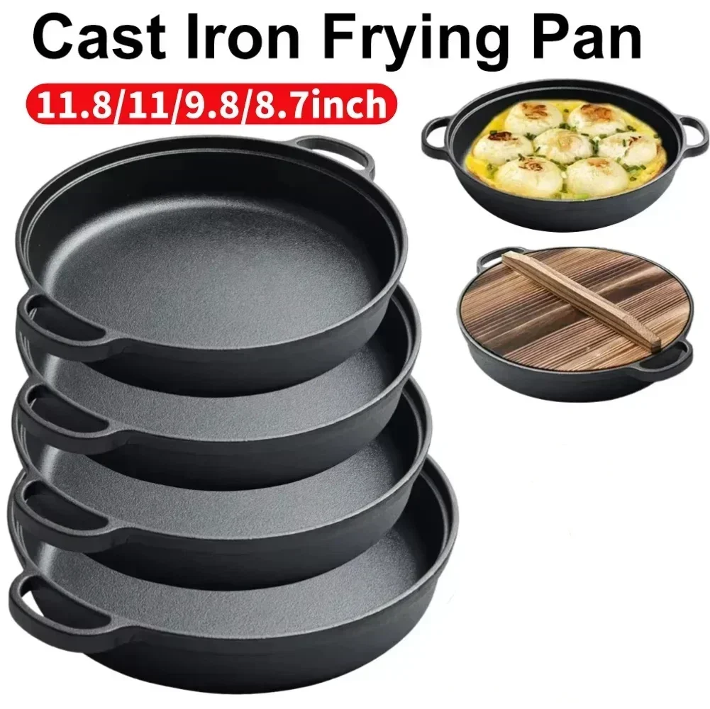 8.7/9.8/11/11.8inch Cast Iron  - огляд і ціна Cast Iron Skillet