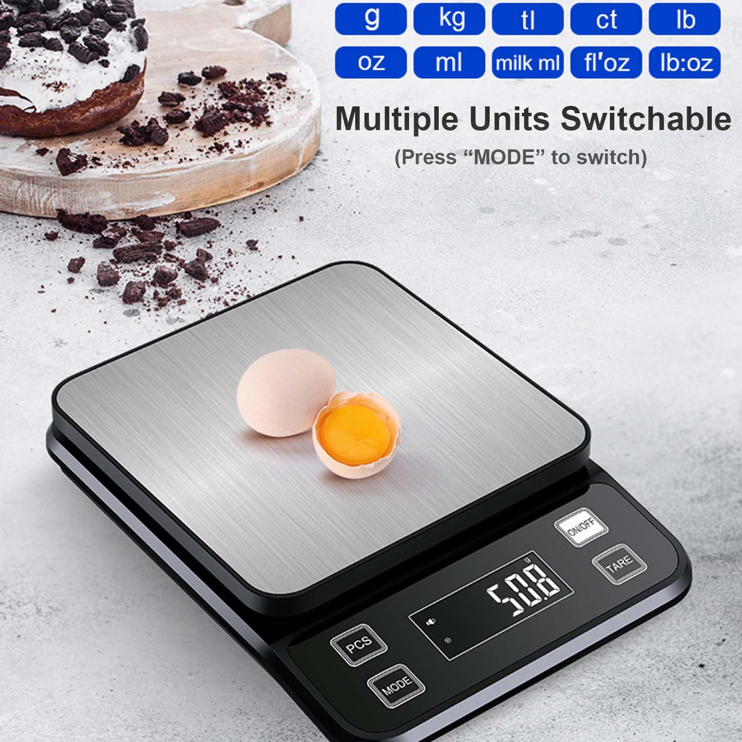 2026 New Waterproof Digital Ki - огляд і ціна Digital Kitchen Scale