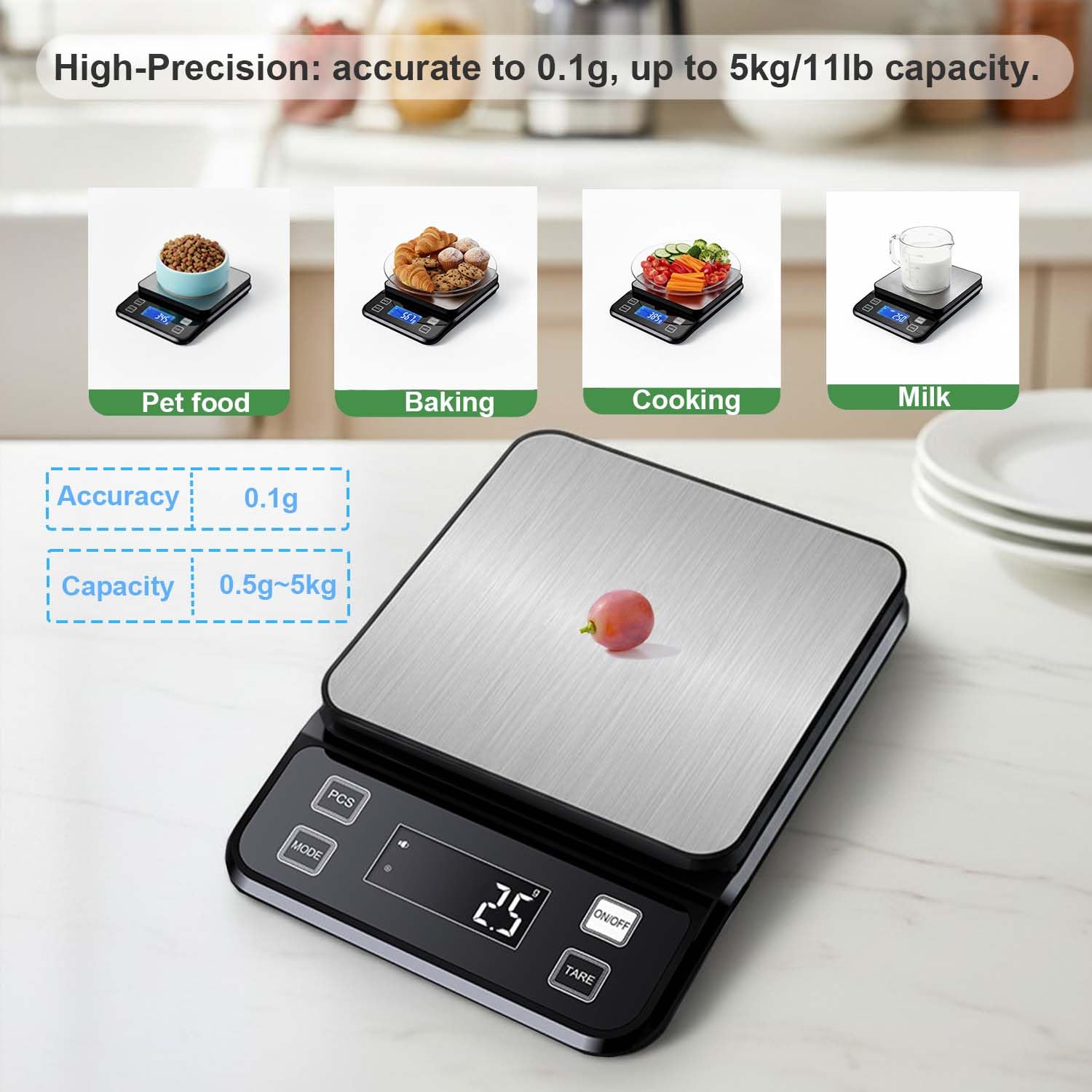 2026 New Waterproof Digital Ki - огляд і ціна Digital Kitchen Scale