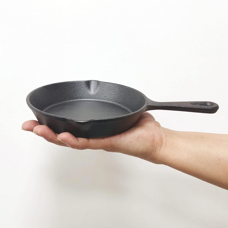 6 Inch Cast Iron Skillet, Fryi - огляд і ціна Cast Iron Skillet