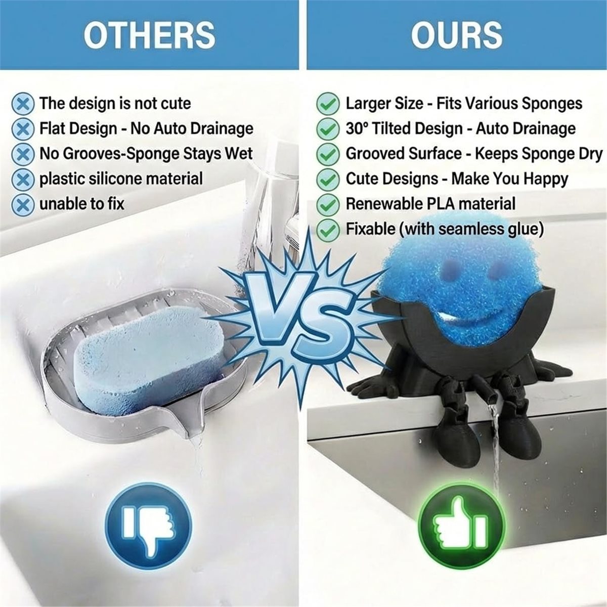 Time Saving 2 Pack Cute Sponge - огляд і ціна Kitchen Gadgets Save Time