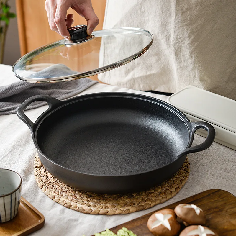 Thickened Cast Iron Skillet No - огляд і ціна Cast Iron Skillet