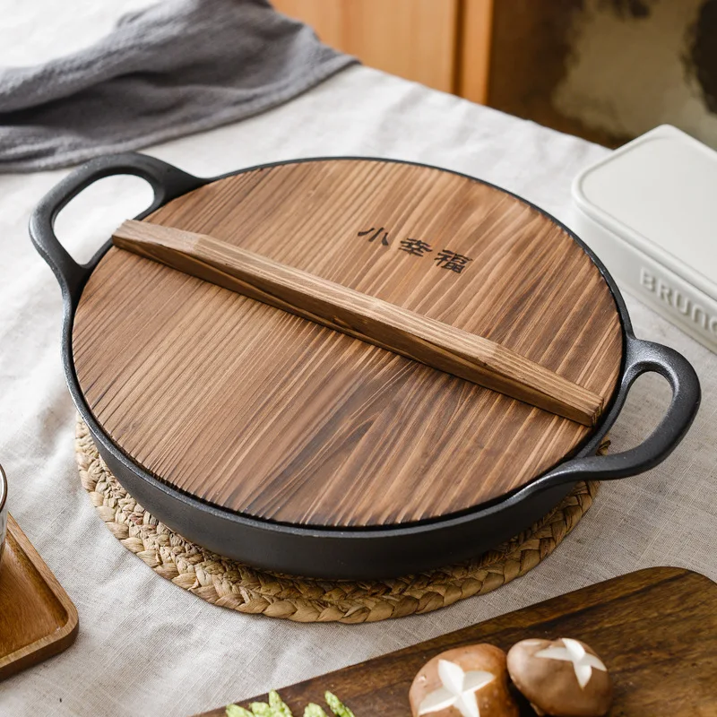 Thickened Cast Iron Skillet No - огляд і ціна Cast Iron Skillet