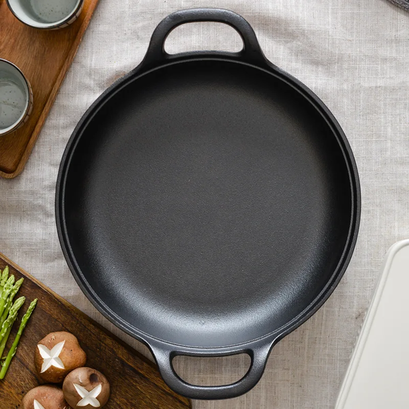 Thickened Cast Iron Skillet No - огляд і ціна Cast Iron Skillet