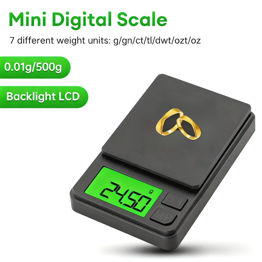 200/500/1000g 0.01g mini digit - огляд і ціна Digital Kitchen Scale