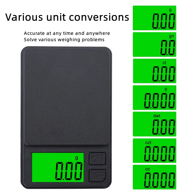 200/500/1000g 0.01g mini digit - огляд і ціна Digital Kitchen Scale