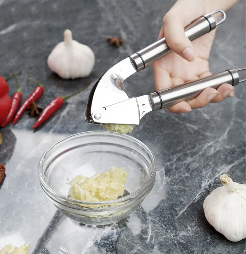 Garlic Press Crusher Stainless - огляд і ціна Kitchen Gadgets Garlic