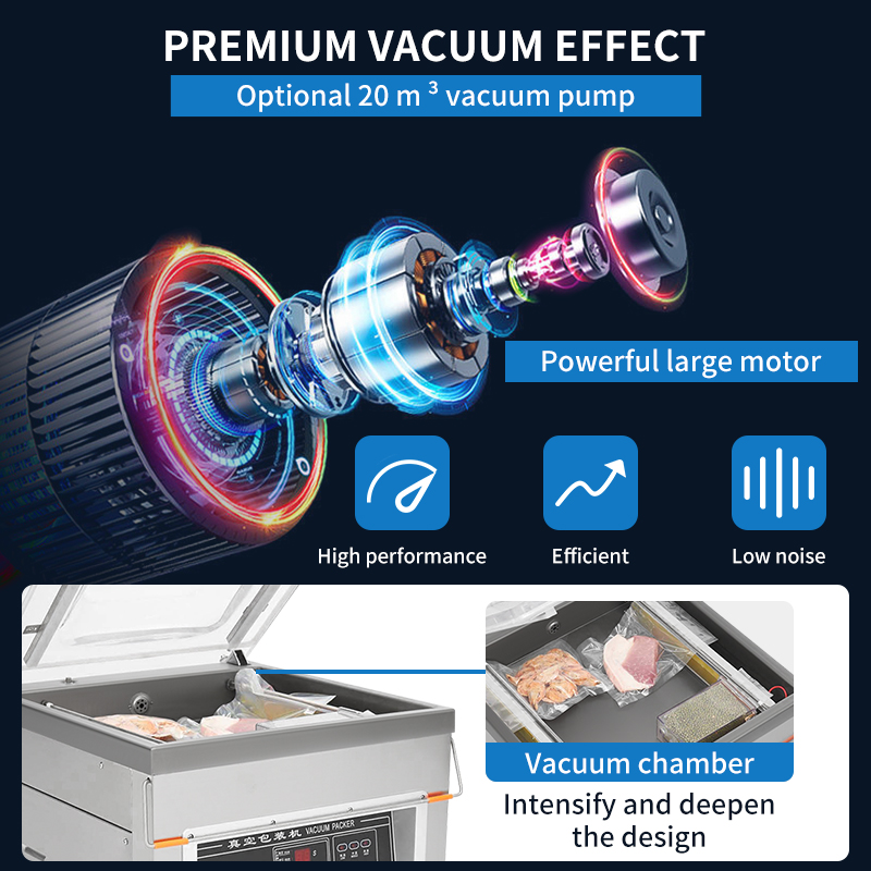 DZ-500  Vertical Single Chambe - огляд і ціна Food Vacuum Sealer